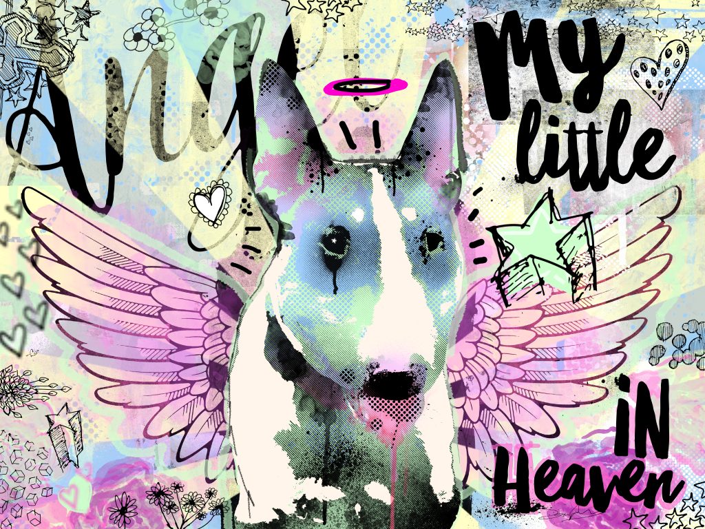 pop art portret door Sophy Renou